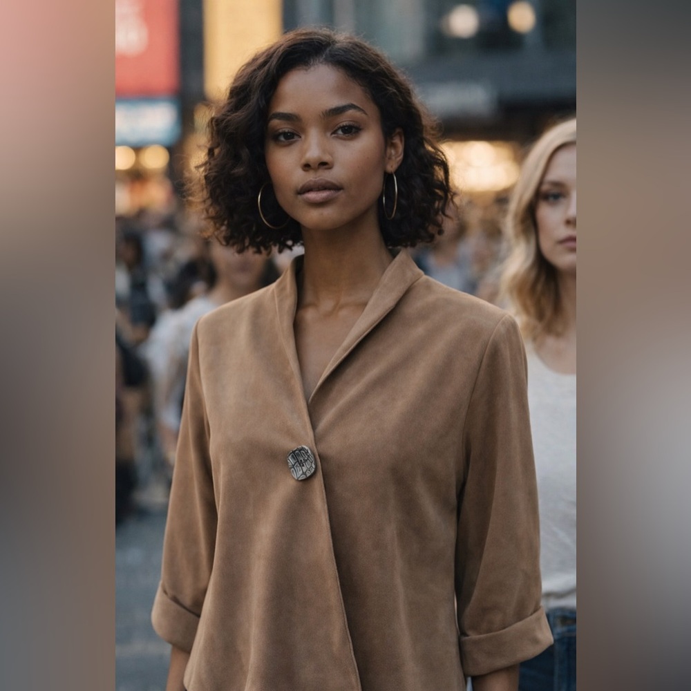 JM Collection Beige Jacket